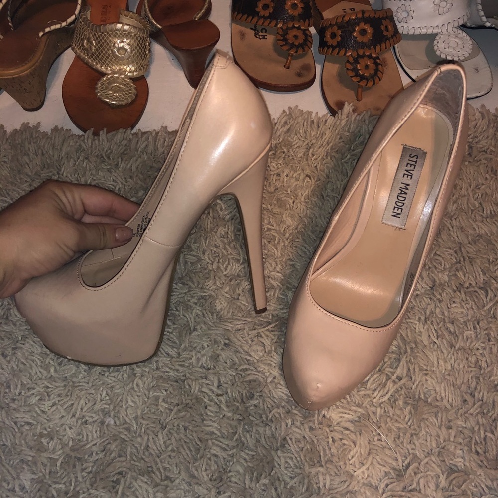 Steve Madden High heels nude